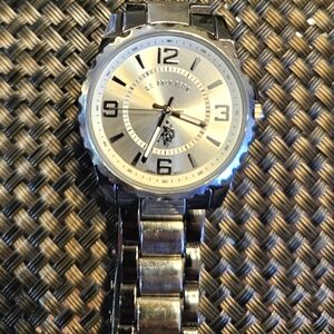 US POLO ASSN. Silver watch